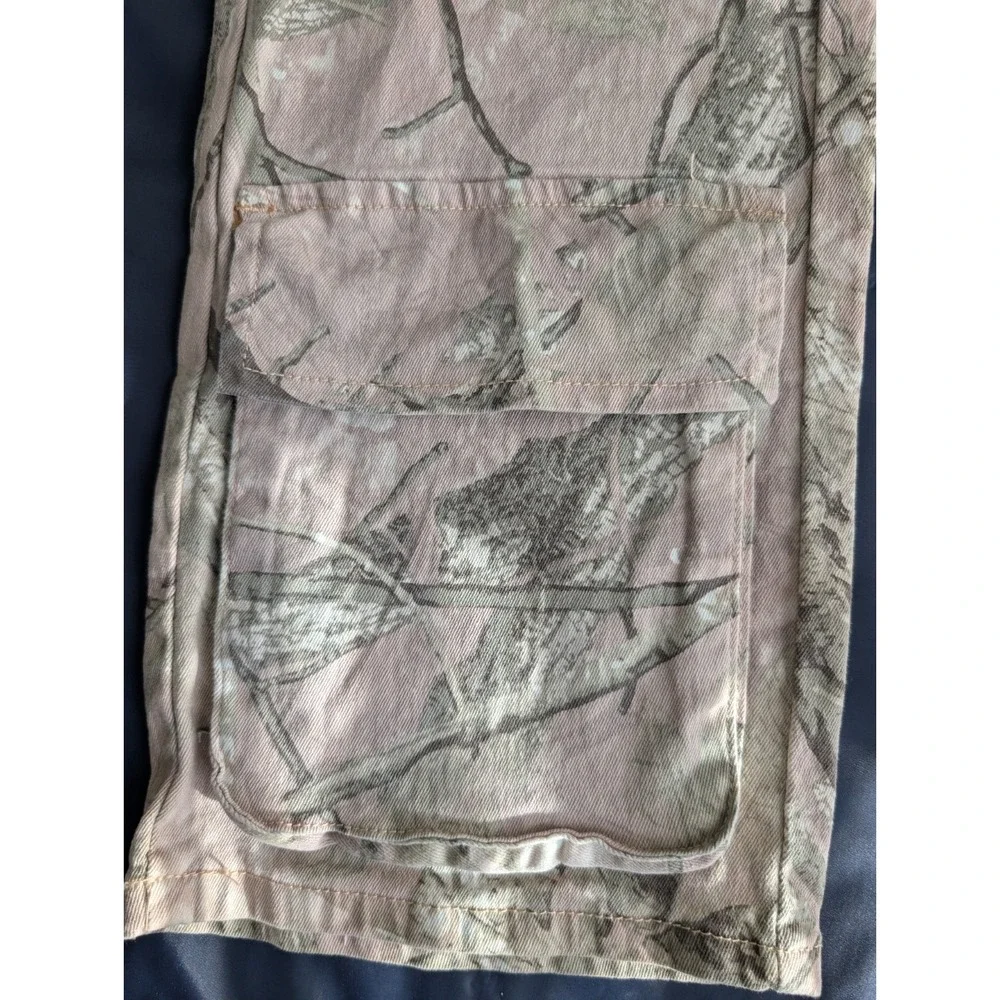 Disclosure Cargo Pants Mens 29x30 Multicolor Camo Cotton Twill Straight Leg
